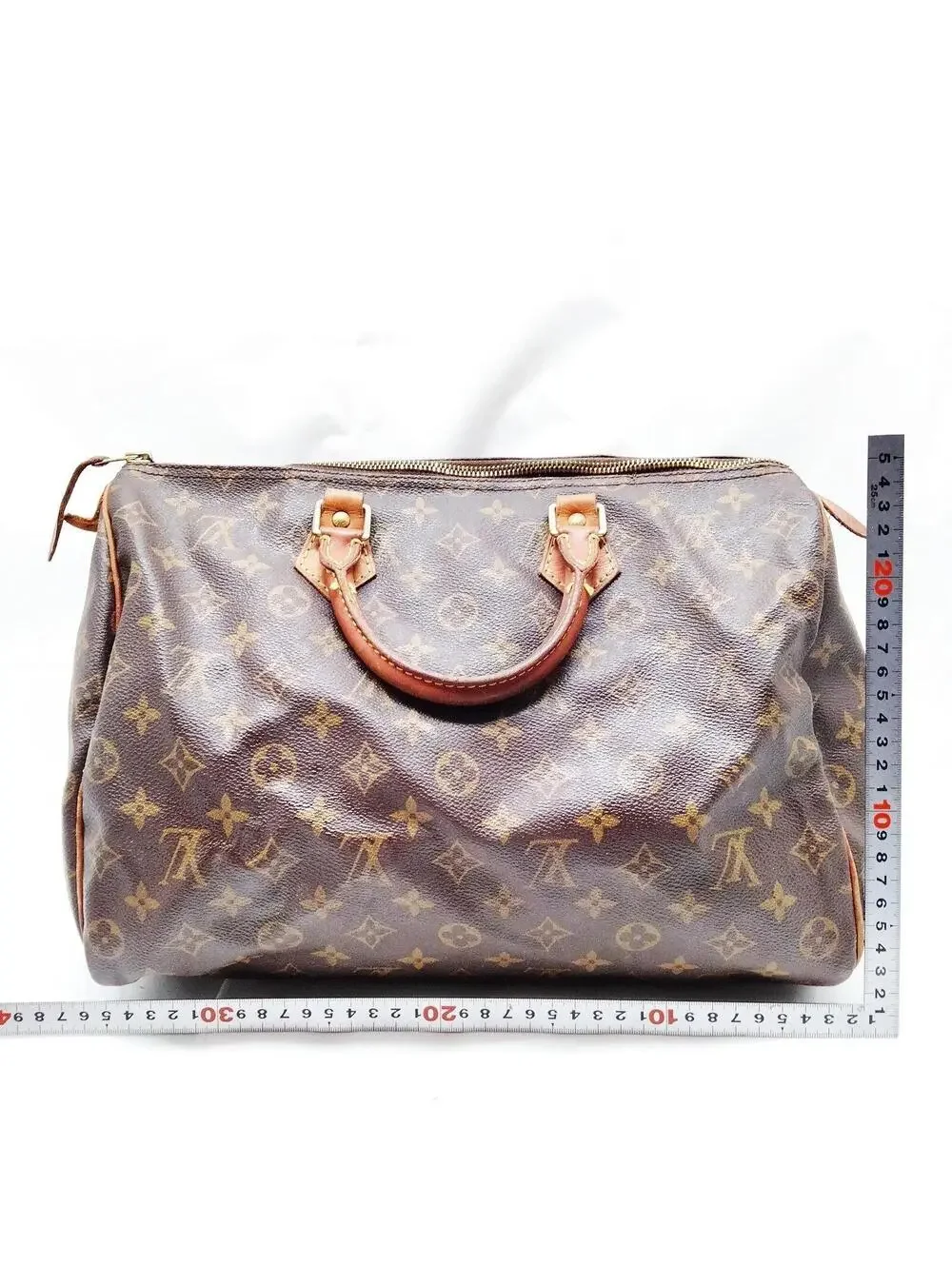 $1730 2002 Louis Vuitton Monogram Speedy 35 TH0092